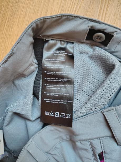 Dívčí funkční outdoorové 3/4 kalhoty head 152/158, 152