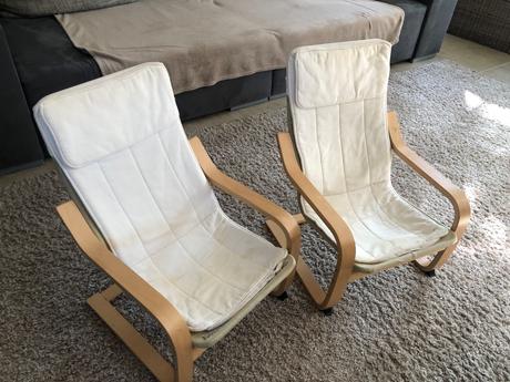 Poang dětské křeslo, březová dýha,