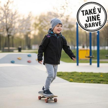 Softshellová bunda s fleecem, vesmír,více barev, 86 - 152