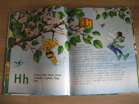 Knížka slabikář včelky máji, 