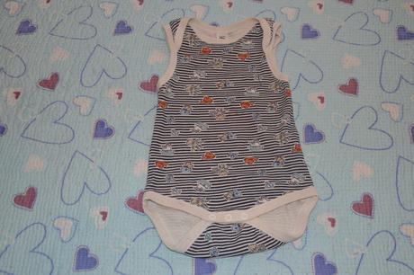 Body bez rukávu, mořský motiv, c&a,86