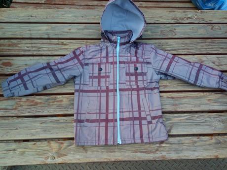 Bunda na jaro či podzim - šedá, vel. 110, 110