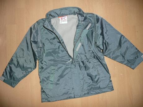 Šusťáková bunda přechod podšitá flees 5/6 l khaki, 110 / 116
