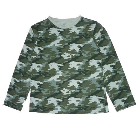 Maskáčové bavlněné tričko vel. 140, f&f,140