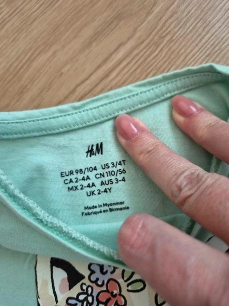 Tričko h&m, vel. 98/104, h&m,98