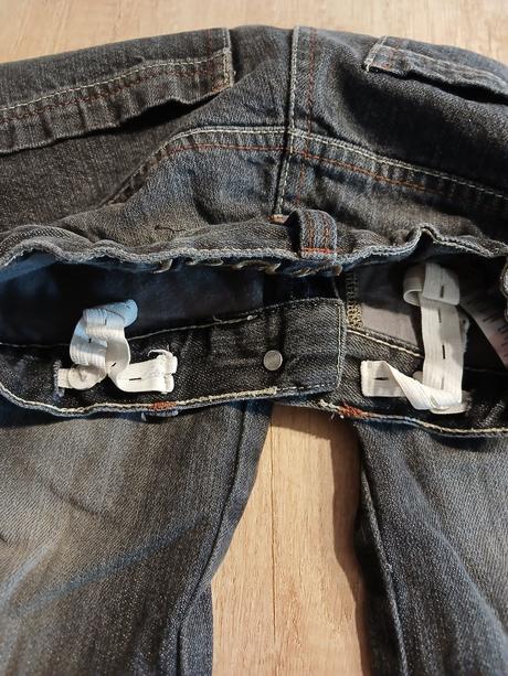 Zateplené džíny vel. 122, 122