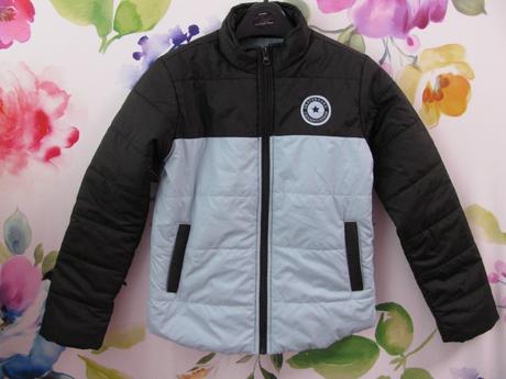 Tenčí zimní černo modrá bunda chief, 134