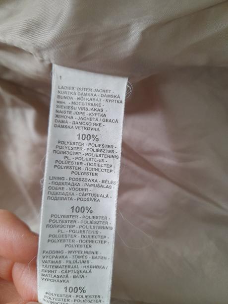 Krémová zimní bunda, reserved,36