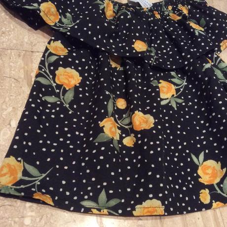 Crop top s puntíkem a růžemi zn. primark, primark,128