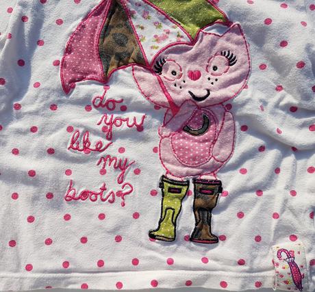 E177 dívčí triko s dlouhým rukávem puntíky vel. 92, 92