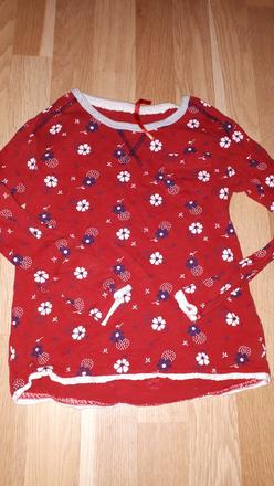 Červené tričko s květy next vel. 122, next,122
