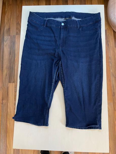 Džínové kraťasy, vel 56/28 tedy cca 8xl, možná něc, esmara,56