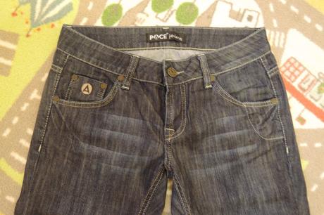 Džínové 3/4 kalhoty, 38