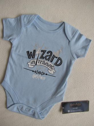Kojenecké bavlněné body harry potter, george,68