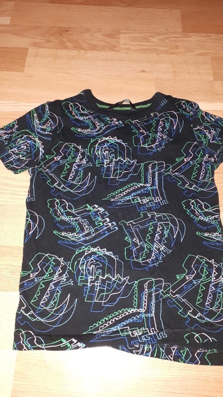 Cerne tričko s dinosury 104 george, george,104