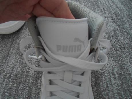 Bílé kotníčkové boty tenisky botasky puma, puma,39