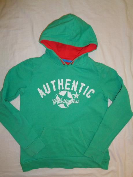 Luxusní zelenočervená mikina 158/164, kids,158