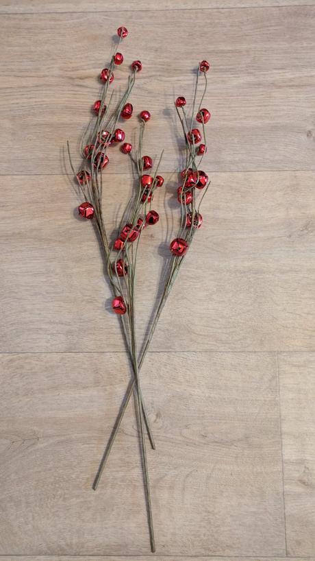 Ch36 vánoční dekorace s rolničkami - 3 kusy,