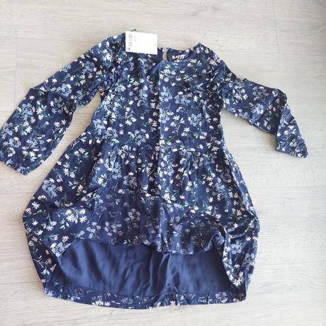 Šaty dl. rukáv vel. 122/128, tchibo,122