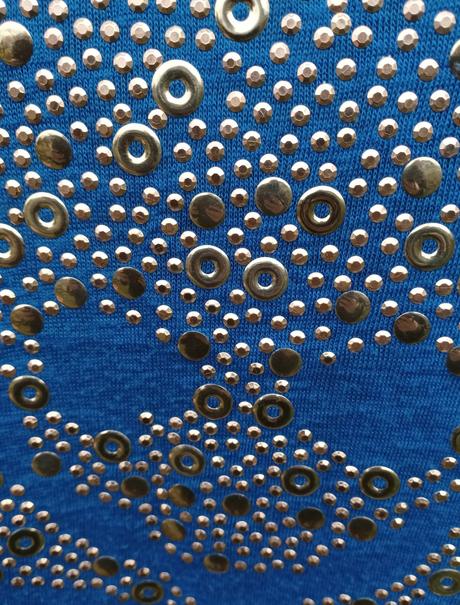 Svetříkový top tílko s lebkou lily - vel.m, m