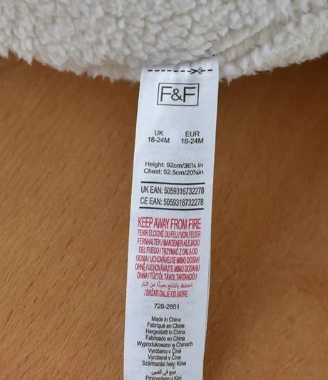 Bunda vel. 18 - 24m, f&f,92