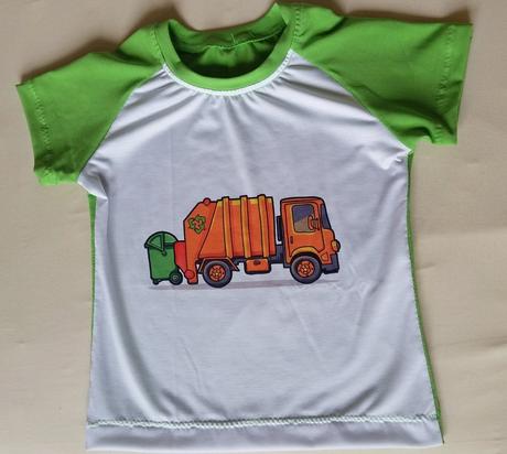 Triko s popelářským autem, 110