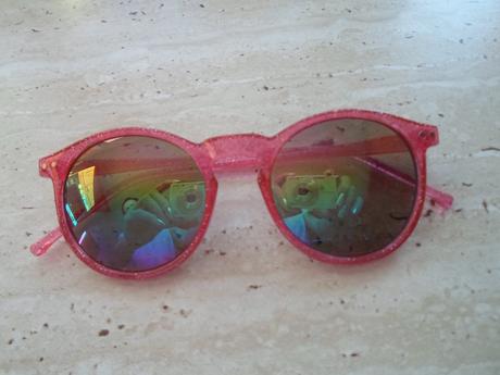 Růžové dívčí sluneční brýle, h&m