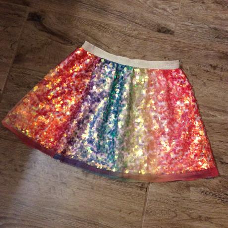 Barevná sukýnka s flitry h&m, h&m,110