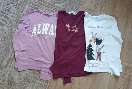 Bavlněné trička vel. 158/164, h&m,158