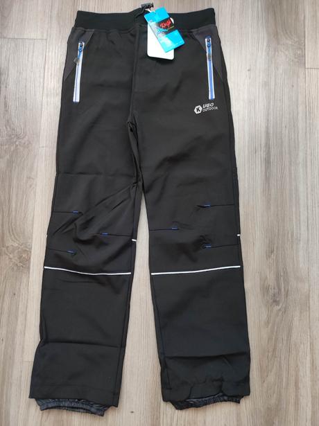 Softshellové jarní kalhoty 140,146,152,158,164,170, kugo,140 - 170