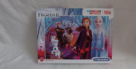 Dětské puzzle ledové království 2 (104 dílků),