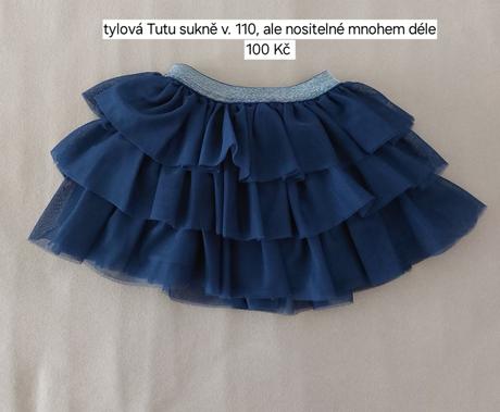 Tylová tutu sukně, 110