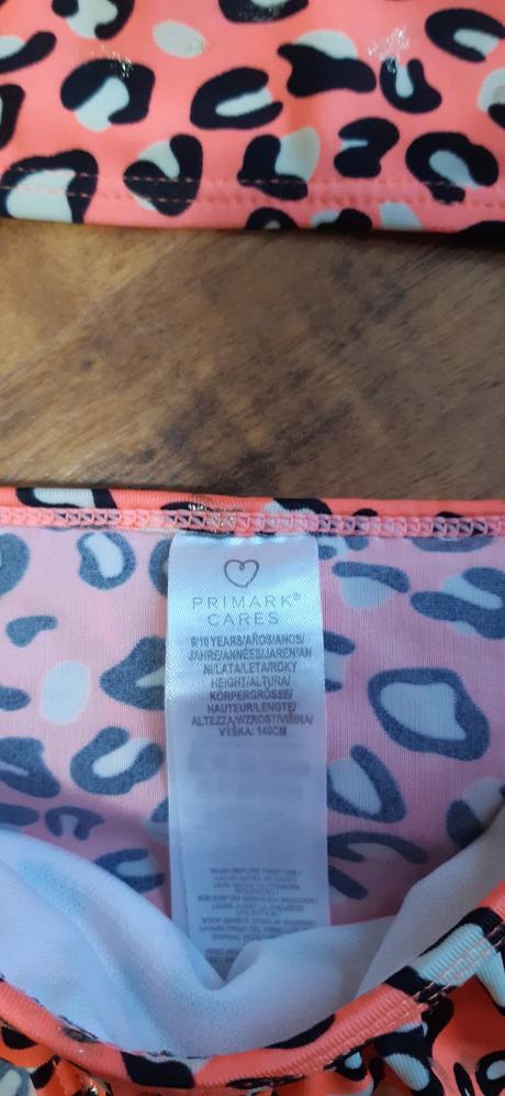 Dívčí dvoudílné plavky primark 140, primark,140