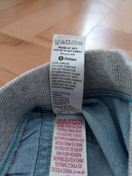 Kraťasy plátěné, riflové 104, f&f,104