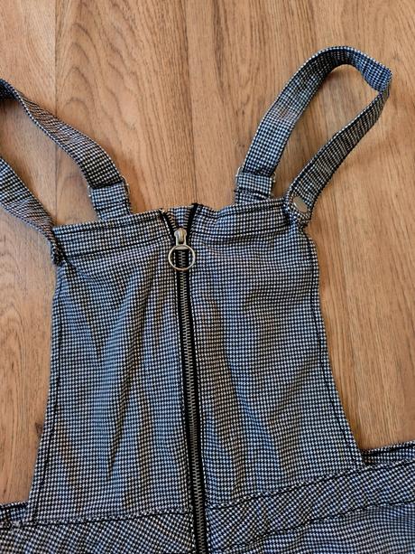 Laclová sukně šatovka kohoutí stopa 158/164, takko,164