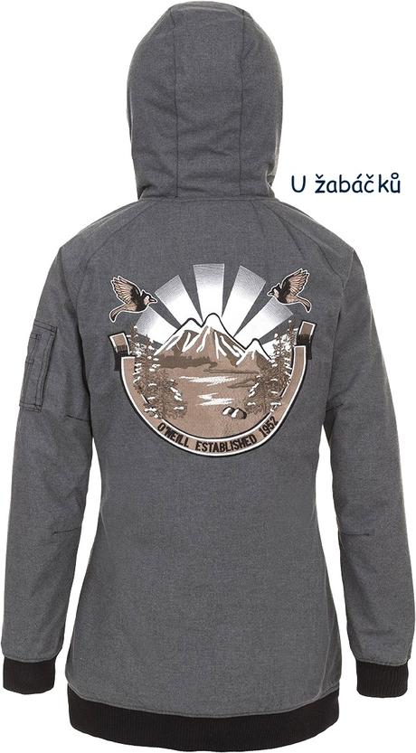 Zimní bunda o'neill s výšivkou lyžařská vel. l, o'neill,l