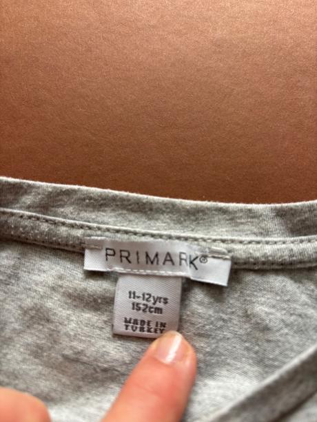 Triko šedé s flitri - v.11/12 let, primark,152