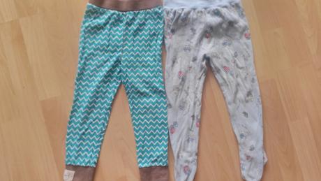 Nenošené tepláčky, pyžamkové kalhoty, dupačky - 98, 98