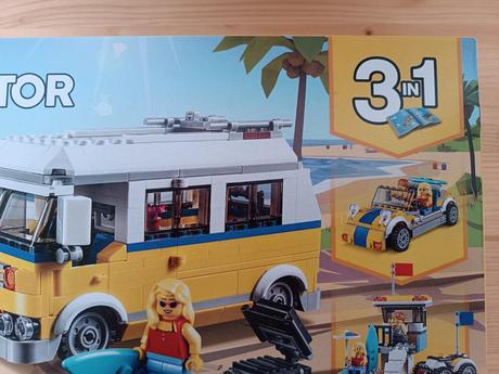 Lego creator 31079 surfařská dodávka sunshine 3v1,
