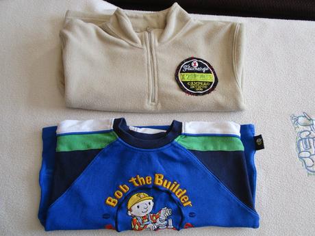Bavl. tričko a flaušová mikina bořek stavitel, 98