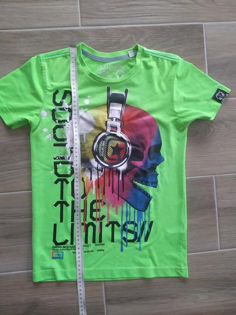 Tričko s lebkou vel.134/140, c&a,134