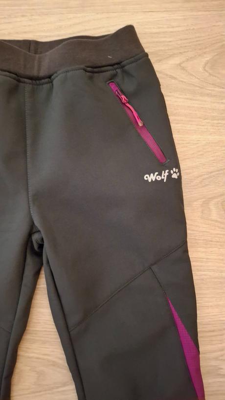 Softshellové kalhoty wolf, wolf,140