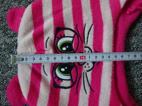 Zimní čepice s proužky, vel. 86/92, 86