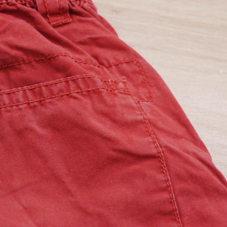 Cervene kratasy slabe na gumu v pase 116 h&m, h&m,116