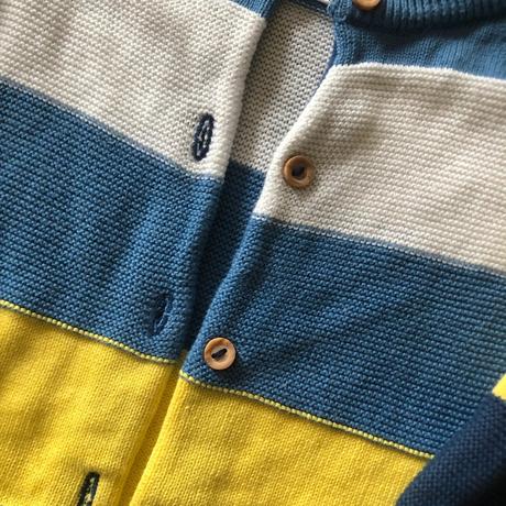 Proužkovaný bavlněný svetřík, 74