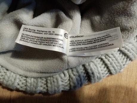 Zimní čepice cca 3-5 let, c&a,104