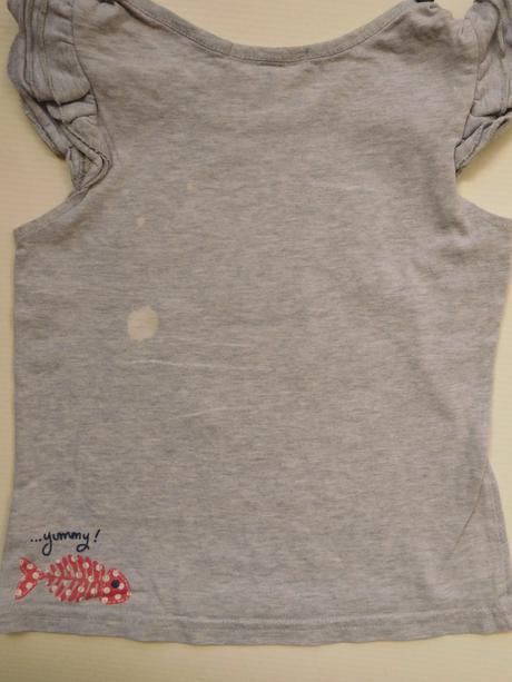 Tričko - s kočkou a s motýlem, c&a,92