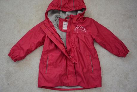 Pogumovaná bunda s jednorožci, kik,98