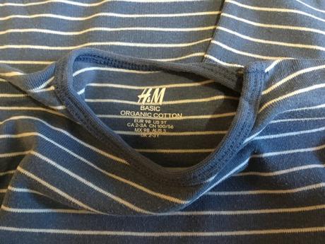 Sada 4 pruhovaných body vel. 98, h&m,98