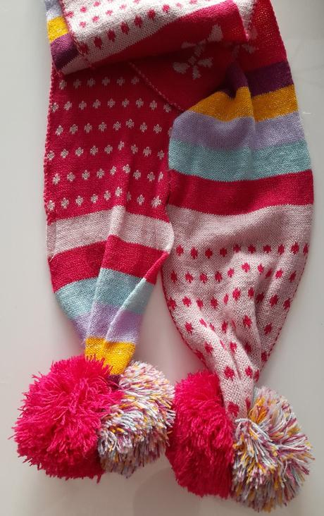 Šála s bambulkami hm 4-12 let, h&m,122